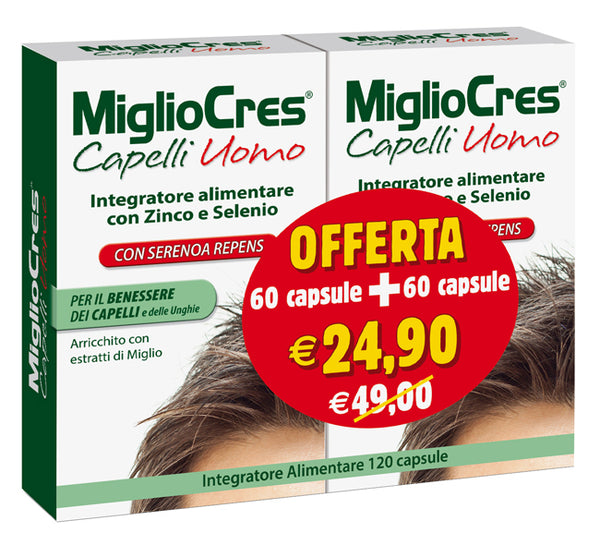Migliocres uomo 60+60cps promo