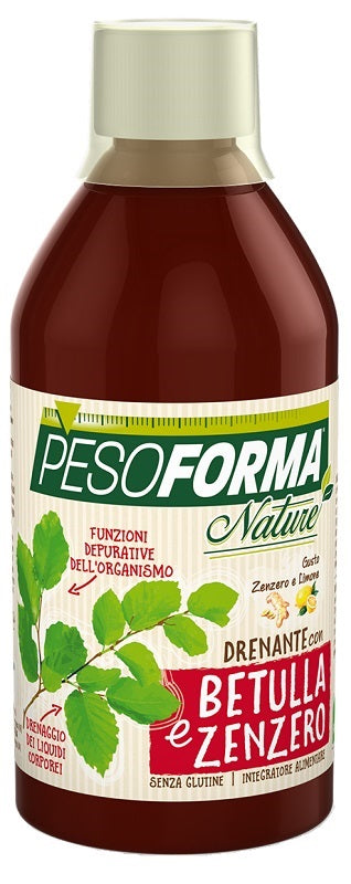 Pesoforma nature drenante betulla e zenzero 500 ml