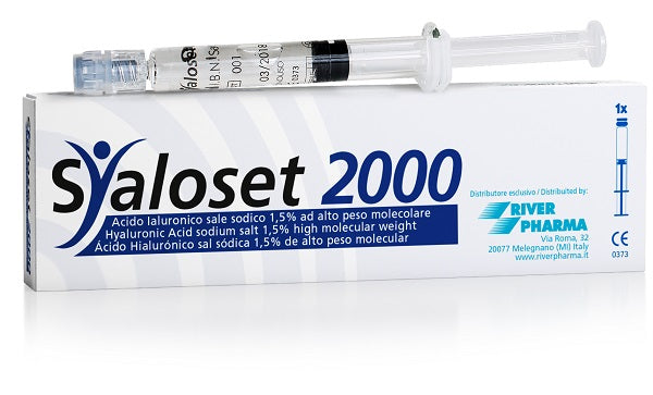 Siringa intra-articolare syaloset 2000 acido ialuronico 1,5% 2 ml 1 pezzo