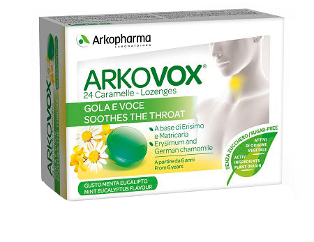 Arkovox menta/eucalipto 24 caramelle