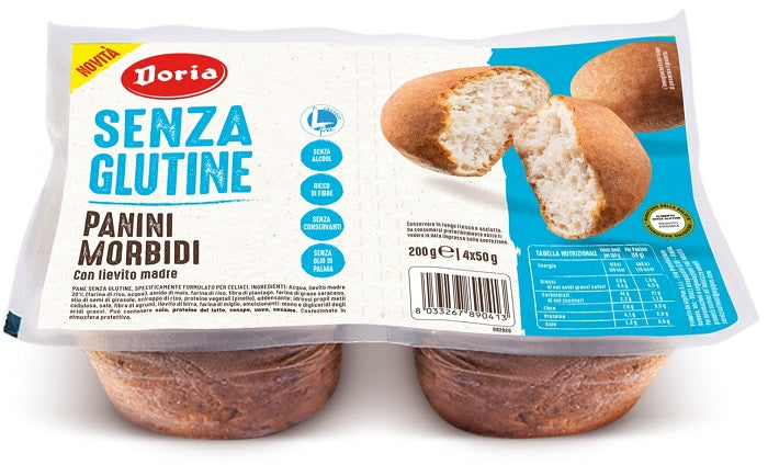 Doria panini morbidi 4x50g