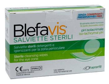 Blefavis salviette sterili 18 pezzi