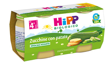 Hipp bio hipp bio omogeneizzato zucchine con patate 2x80 g