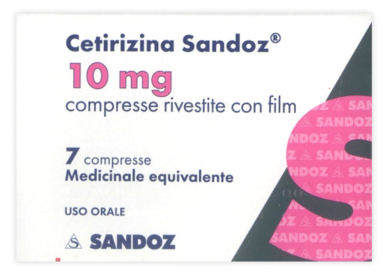 Cetirizina sand*7cpr riv 10mg