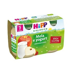 Hipp bio omog mela/yogurt2x125
