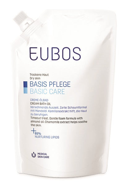 Eubos olio bagno ricarica 400 ml