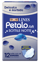 Lines petalo soft notte 12pz