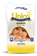 Unico quadrotti 100% cot 60pz