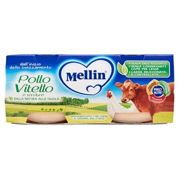 Mellin omog pol/vit/ver 2x80g
