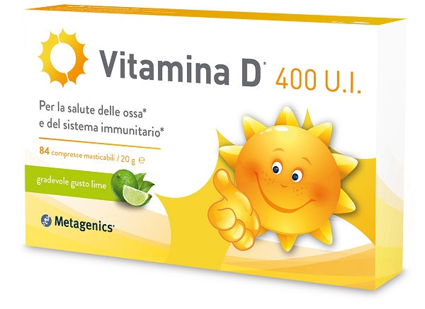 Vitamina d 400 ui 84cpr mastic