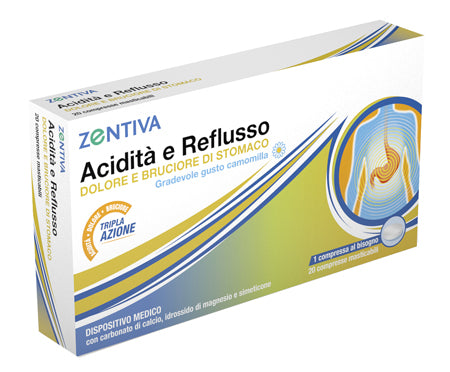 Zentiva acidita'reflusso 20cpr