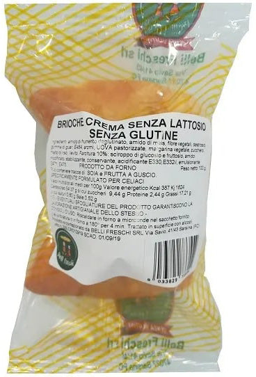 Brioche crema fuori frigo 100 g