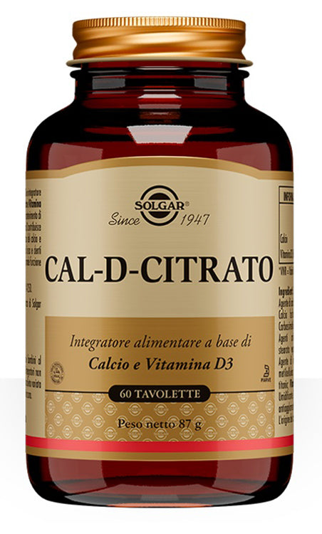 Cal d citrato 60 tavolette