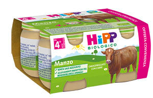 Hipp bio omog manzo 4x80g