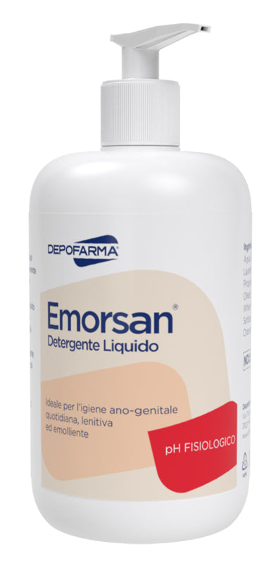 Emorsan detergente liquido igiene ano genitale ph fisiologico 500 ml