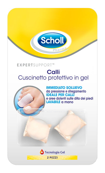 Cuscinetti protettivi per piedi calli scholl gelactiv 2 pezzi