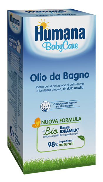 Humana baby care olio da bagno 200 ml