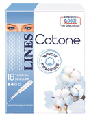 Lines cotone tampone regul 16p