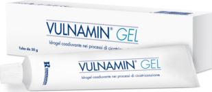 Vulnamin medicazione interattiva in gel a base di aminoacidicostitutivi del collagene e sodio jaluro