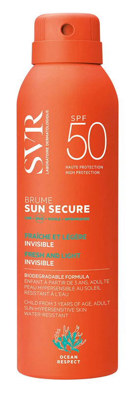 Sun secure brume spf50+ n200ml