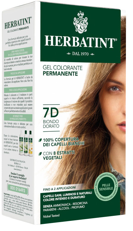 Herbatint 7d biondo dorato 150 ml
