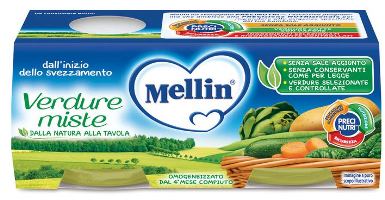Mellin omog verdure 2x80g