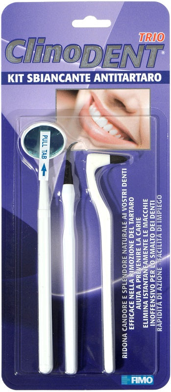 Clinodent trio sbiancante tart