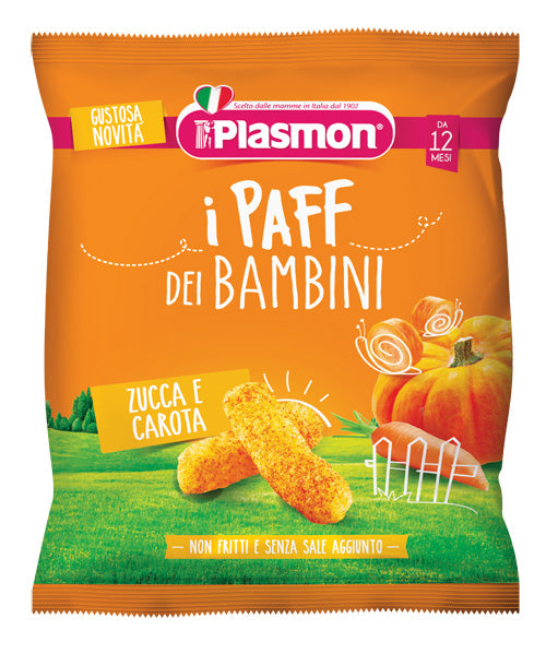 Plasmon dry snack paff zuc car