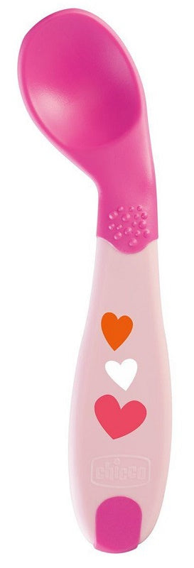 Ch cucchiaio angolato 8m+ rosa