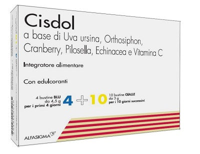 Cisdol 4bust blu+10bust gialle