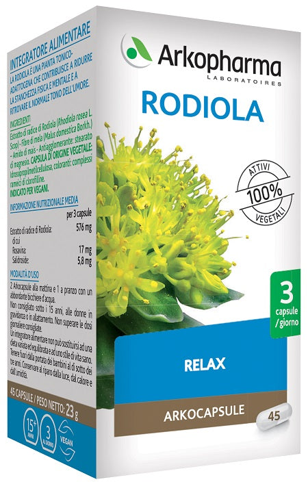 Arko capsule rodiola 45 capsule