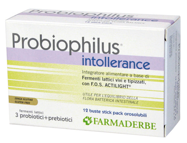 Probiophilus intollerance 12 buste