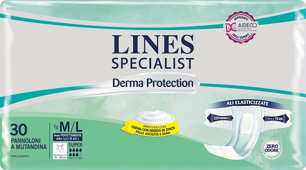 Lines sp derm sup pan m/l 30pz