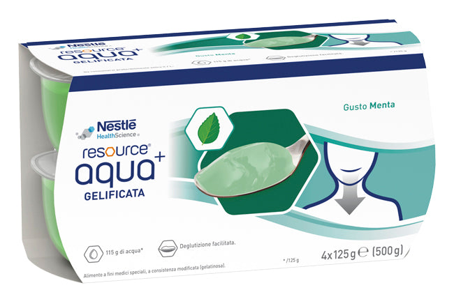 Resource aqua+mint cup6 4x125g