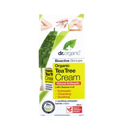 Dr organic tea tree crema 50ml