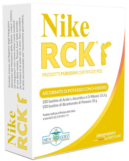 Nike rck ascorbato potassio + ribosio 100 bustine 22,65 g