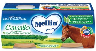 Mellin omogeneizzato cavallo e patate 2 x 80 g