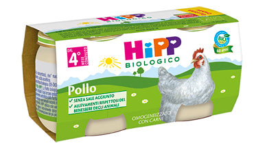 Hipp bio omog pollo 2x80g