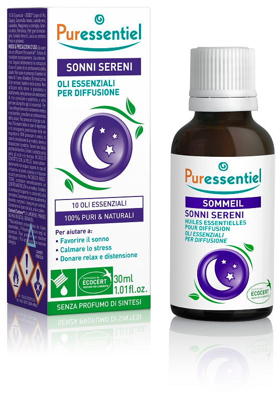 Miscela sonni sereni oli essenziali per diffusione 30 ml