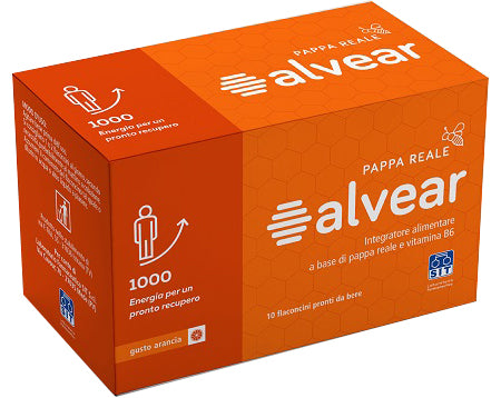 Alvear 1000 pappa reale 10 flaconcini gusto arancia
