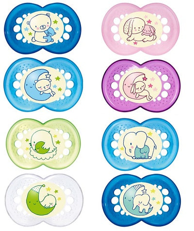 Mam night succhietto 6+ caucciu' confezione doppia