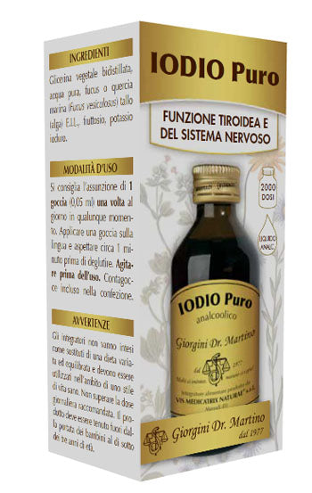 Iodio puro analcolico 100ml