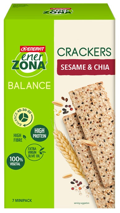 Enerzona crackers ses&chia175g