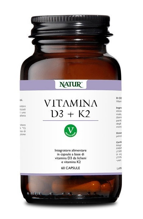 Vitamina d3+k2 60cps