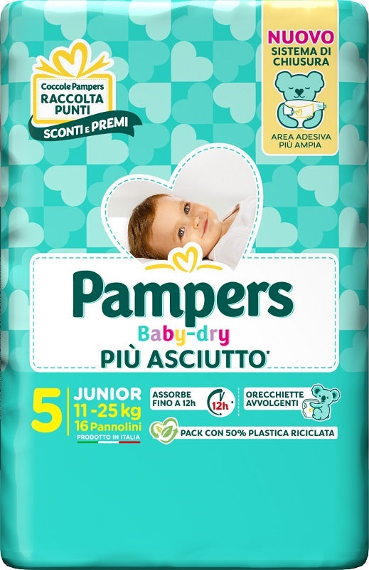 Pampers bd downcount j 16pz