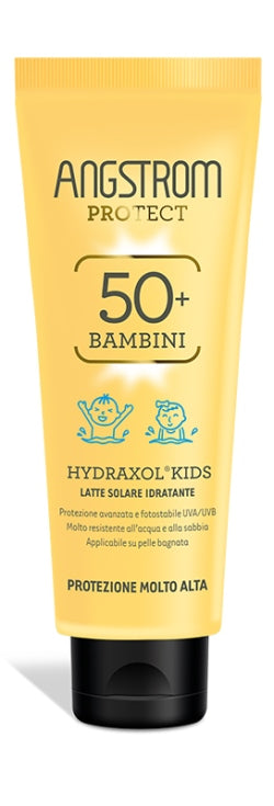 Angstrom protect hydraxol kids latte solare ultra protezione 50+ 125 ml