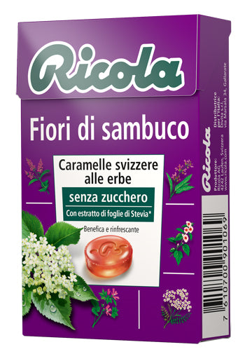 Ricola fiori sambuco s/zucc50g