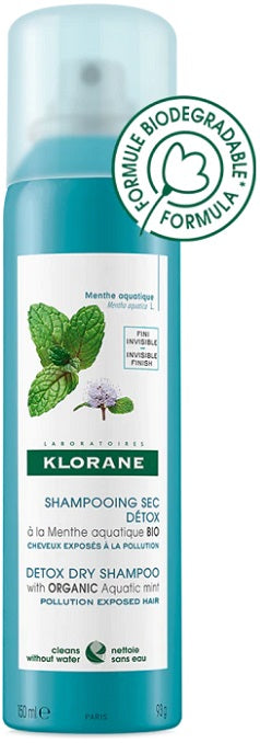 Klorane shampoo secco menta