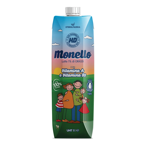 Monello hd latte diger/a 1lt