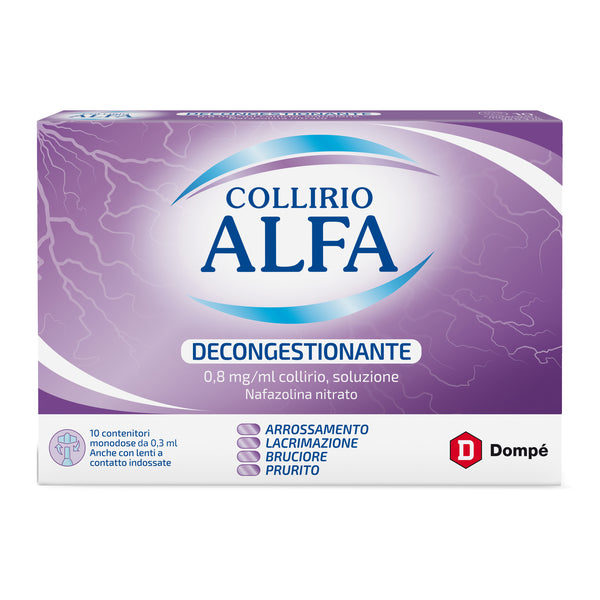 Collirio alfa dec*10cont 0,3ml